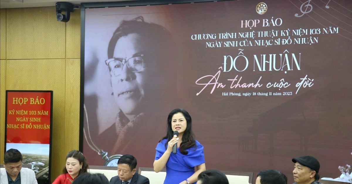 Họp báo chương trình nghệ thuật "Đỗ Nhuận – Âm thanh cuộc đời"