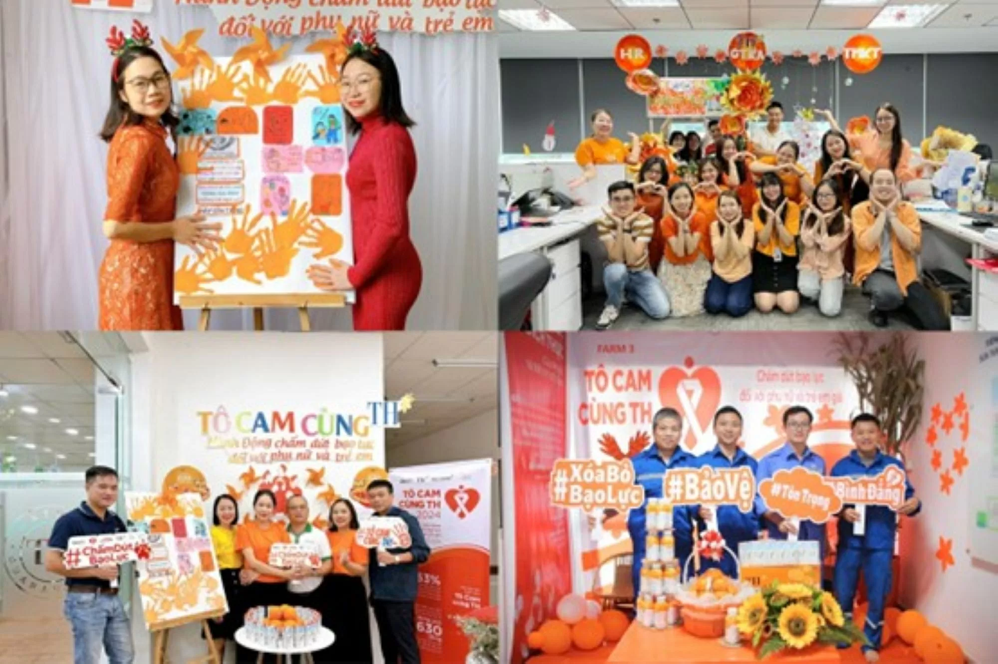 TH Group „se îmbracă în portocaliu” pentru a promova egalitatea de gen și siguranța femeilor și fetelor în era digitală Tập đoàn TH 'tô cam' thúc đẩy bình đẳng giới và an toàn cho phụ nữ, trẻ em gái trong kỷ nguyên số