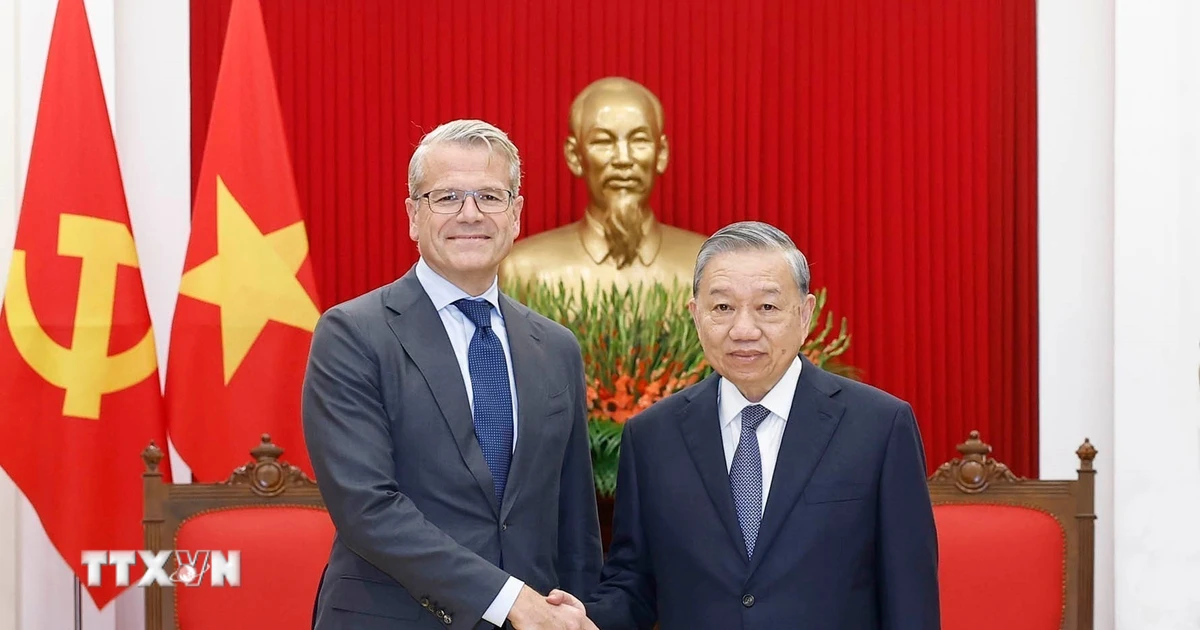 Tổng Bí thư khuyến khích Tập đoàn A.P. Moller-Maersk đầu tư vào kinh tế biển