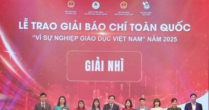 Báo và PT-TH Phú Thọ đoạt giải Nhì Giải Báo chí toàn quốc “Vì sự nghiệp Giáo dục Việt Nam” năm 2025