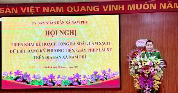 Nam Phù tăng tốc 60 ngày đêm làm sạch dữ liệu đăng ký phương tiện và giấy phép lái xe