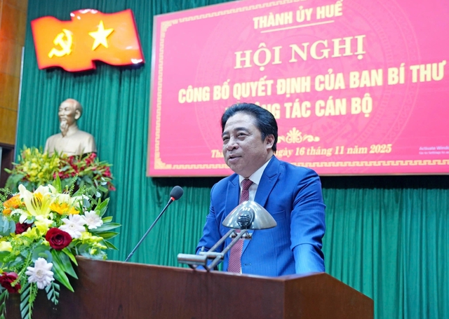 Ông Nguyễn Khắc Toàn làm Phó bí thư Thành ủy Huế - Ảnh 1.