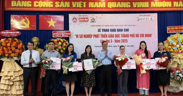 Báo Người Lao Động đoạt 2 giải báo chí "Vì sự nghiệp phát triển giáo dục TP HCM"