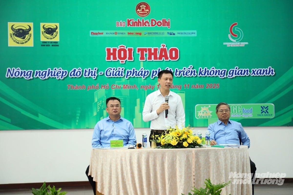 Nông nghiệp đô thị là xu hướng tất yếu, góp phần tạo mảng xanh, cải thiện môi trường, khí hậu và chất lượng sống. Ảnh: Nguyễn Thủy.