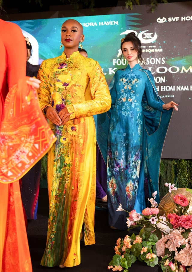 Khẳng định vẻ đẹp Việt trên sân khấu quốc tế qua chiếc áo dài- Ảnh 6.