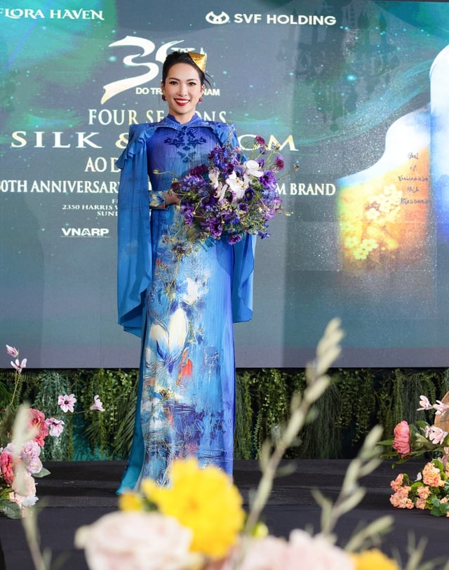 Khẳng định vẻ đẹp Việt trên sân khấu quốc tế qua chiếc áo dài- Ảnh 7.