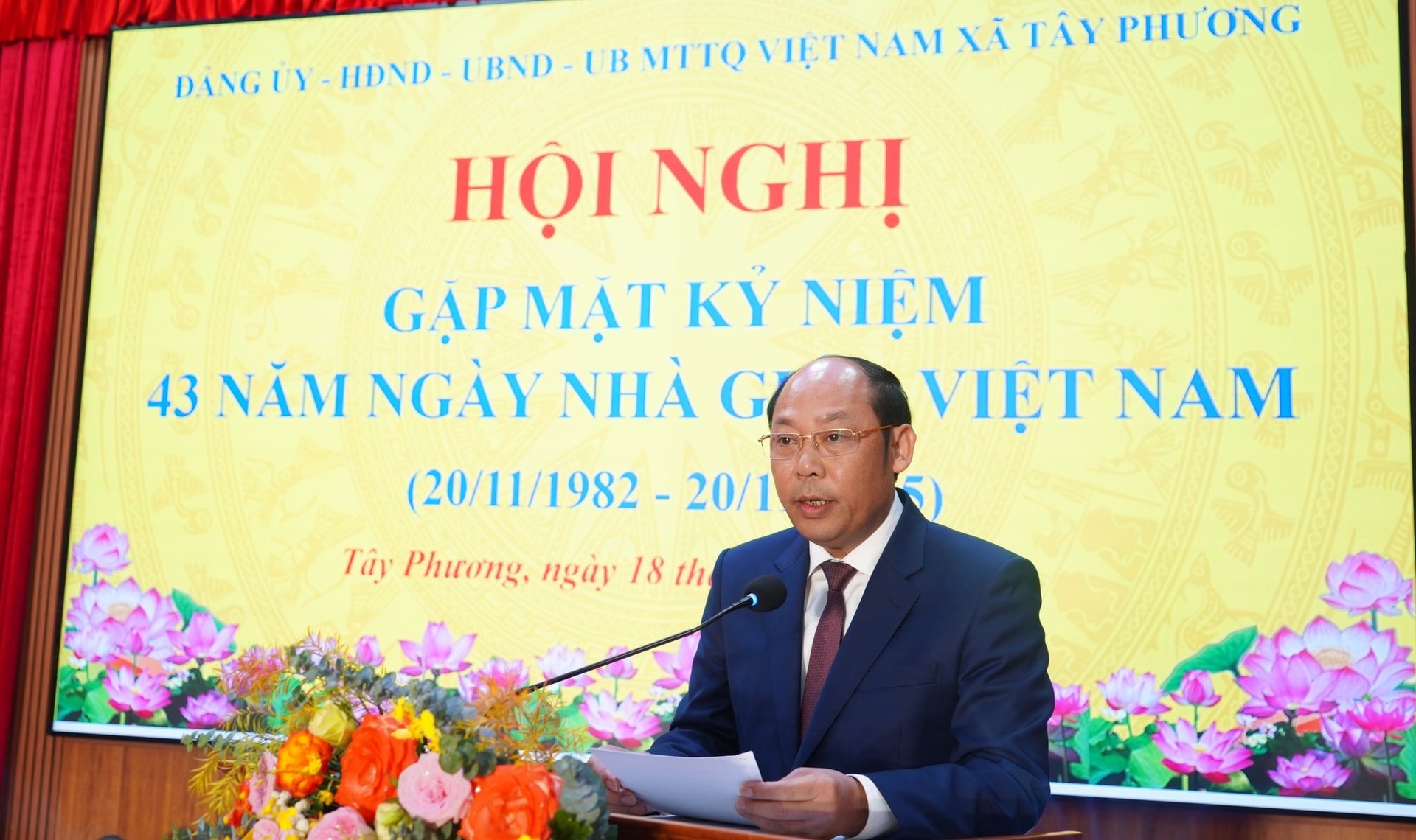 Xã Tây Phương kỷ niệm 43 năm Ngày Nhà giáo Việt Nam- Ảnh 2.