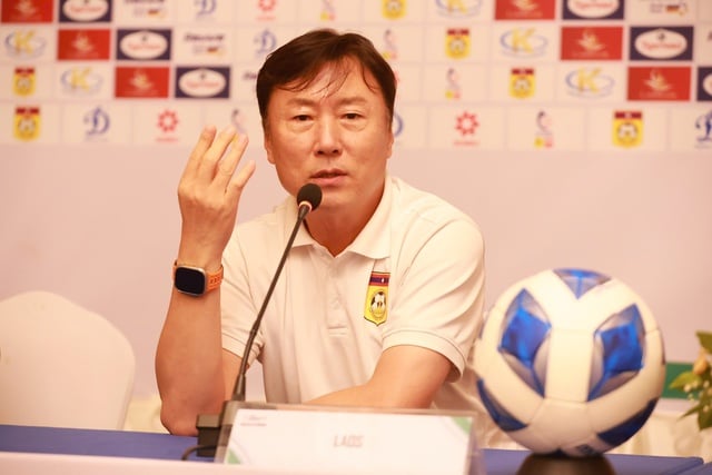 HLV Ha Hyeok-jun không e ngại Xuân Son: ‘Đội tuyển Lào muốn đánh bại Việt Nam và giữ sạch lưới’- Ảnh 1.
