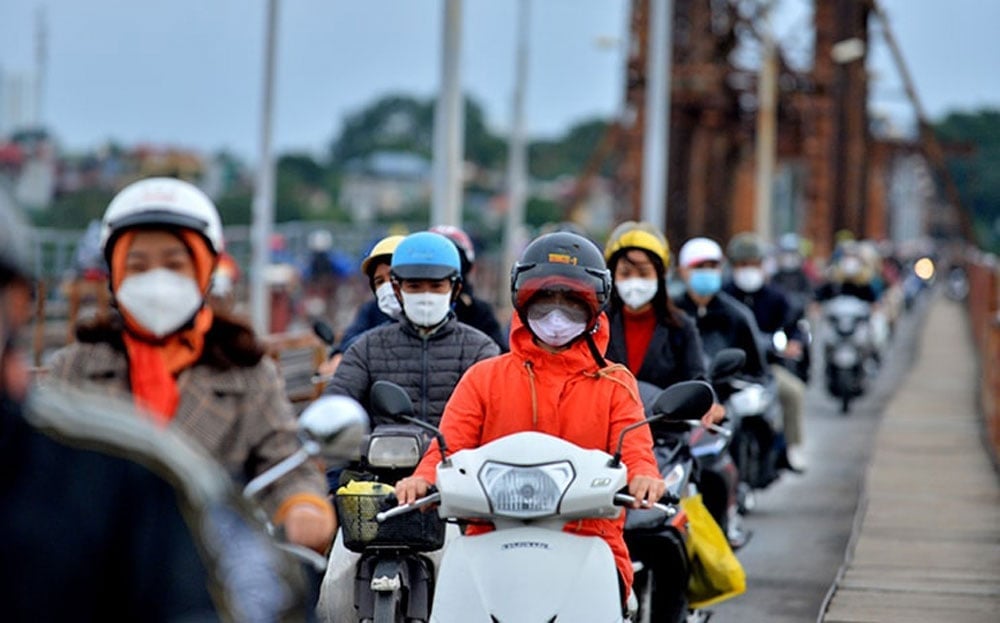 Miền Bắc đón đợt rét nhất từ đầu mùa đông đến nay. Ảnh: Trung Nguyên.