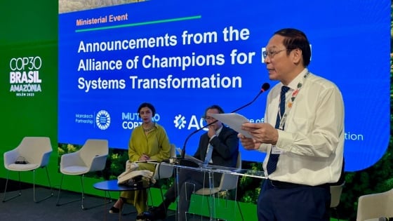 Việt Nam tham gia Liên minh các quốc gia tiên phong chuyển đổi hệ thống lương thực - thực phẩm