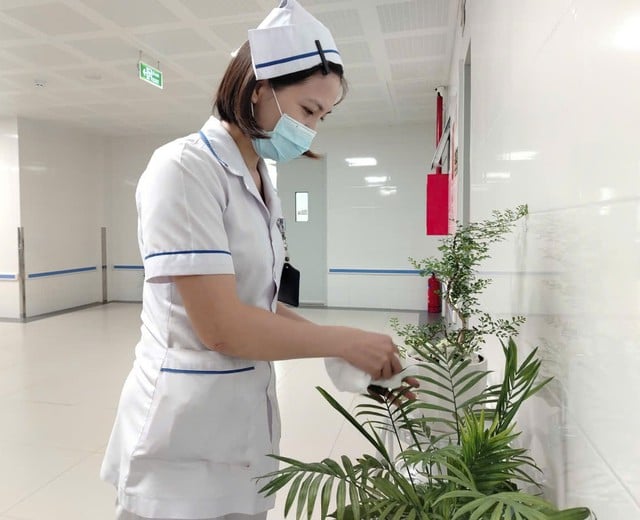 ໂຮງໝໍທົ່ວໄປສູນກາງ ແຄ໋ງຮ່ວາ ໄດ້ສ້າງມາດຕະຖານສະພາບແວດລ້ອມການແພດທີ່ເປັນມິດກັບຄົນເຈັບ - ຮູບ 2. Bệnh viện Đa khoa Trung ương Cần Thơ chuẩn hóa môi trường y tế thân thiện với người bệnh- Ảnh 2.