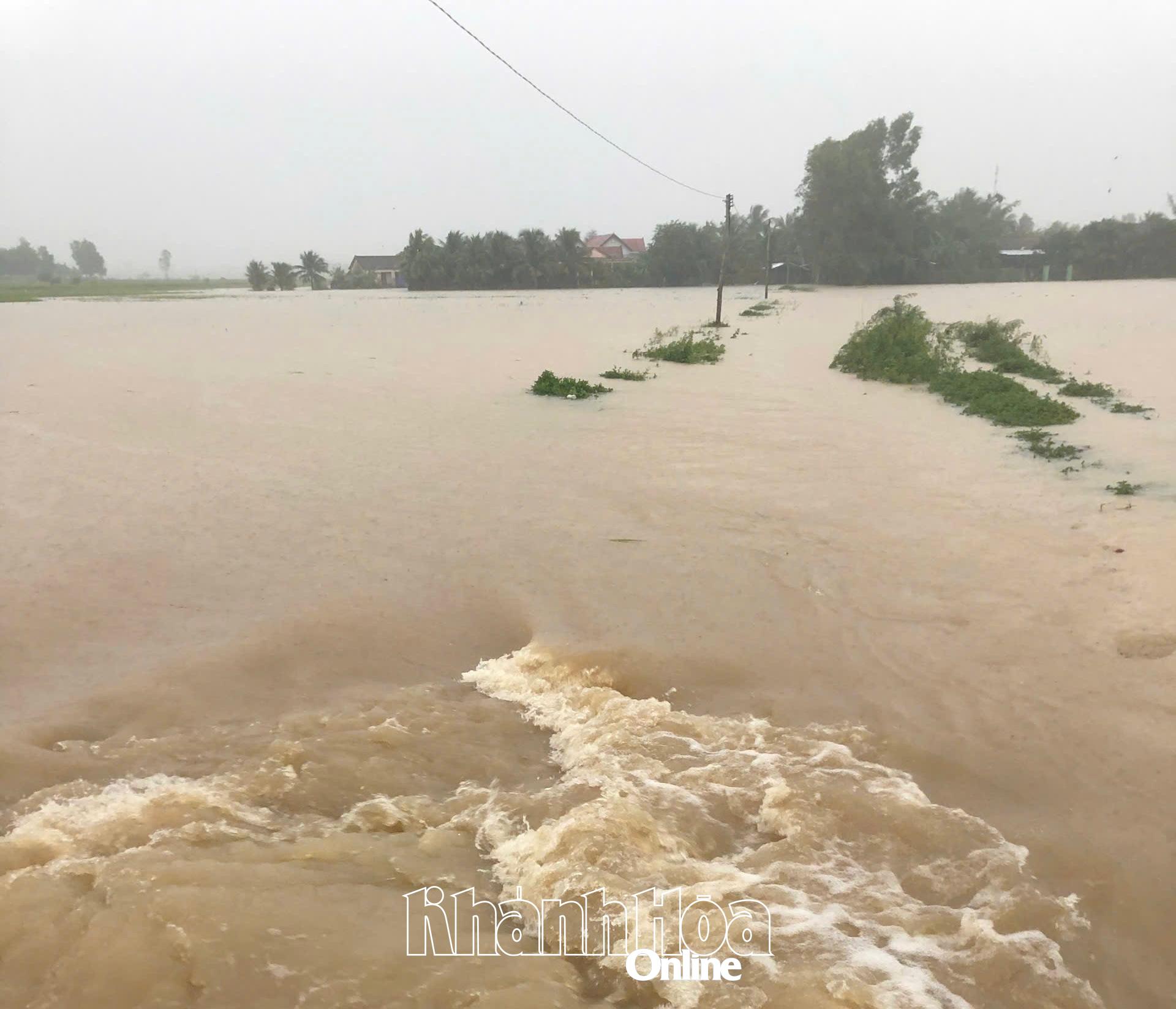 Einige Straßen in der Gemeinde wurden überflutet.