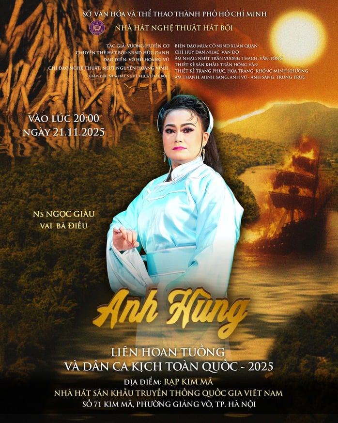 Nhà hát Nghệ thuật Hát Bội TP HCM mang vở 