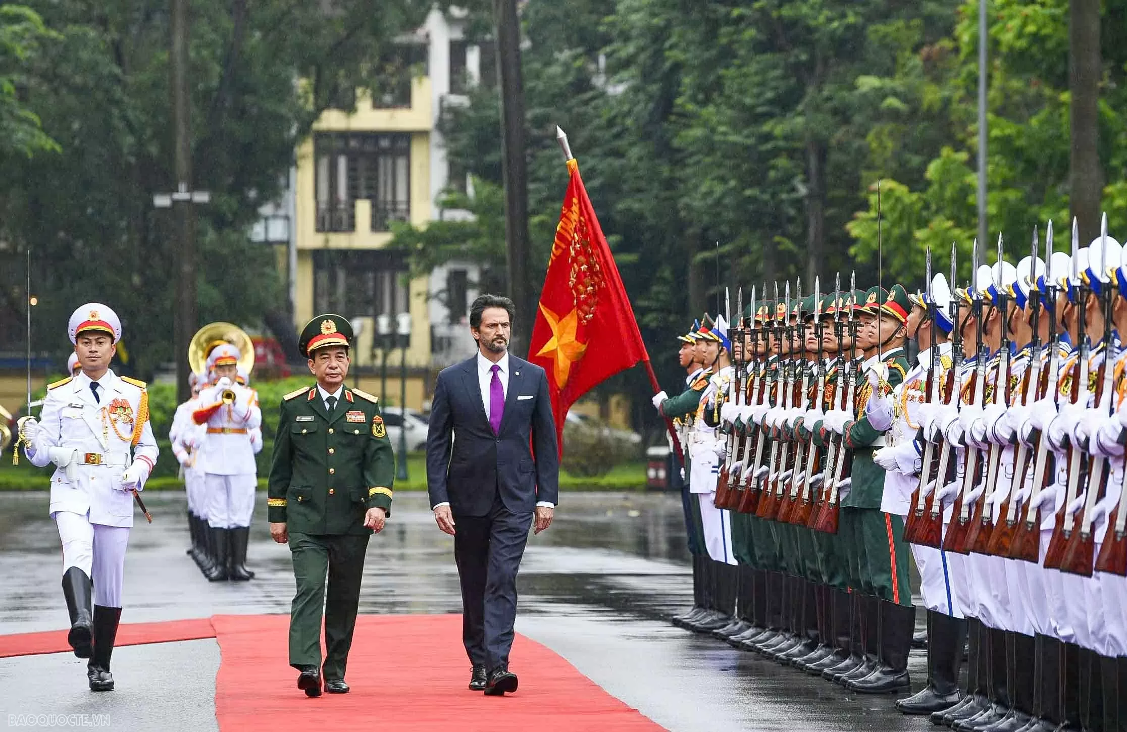 ຫວຽດນາມ-ສະໂລວາເກຍ Đại tướng Phan Văn Giang đón, hội đàm với Phó Thủ tướng, Bộ trưởng Bộ Quốc phòng Slovakia
