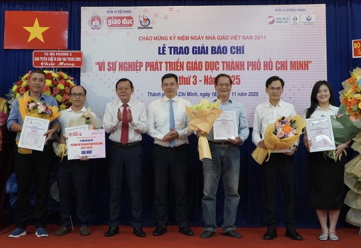 Báo Tuổi Trẻ đoạt giải nhì viết về giáo dục TP.HCM 2025 - Ảnh 1.