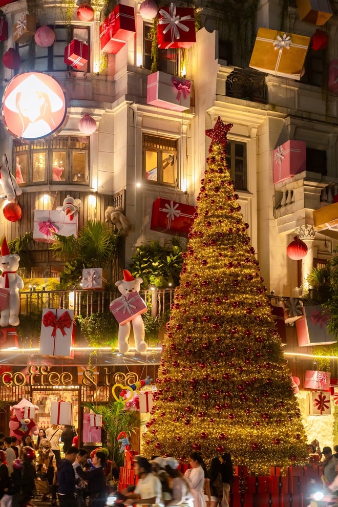 Không khí Giáng sinh tại TP HCM rực rỡ với những con đường trang trí đẹp mắt - Ảnh 7.