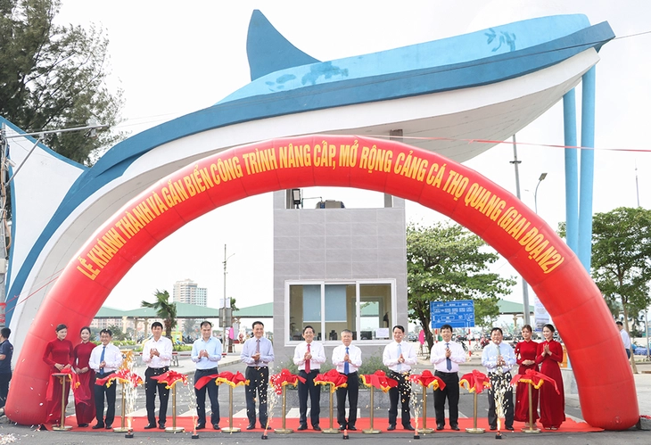 Khánh thành dự án nâng cấp cảng cá Thọ Quang, trung tâm nghề cá lớn nhất miền Trung