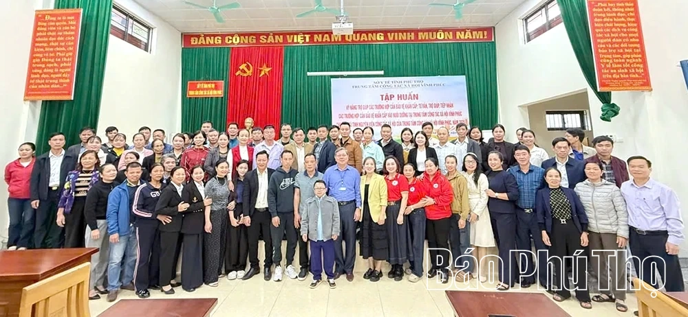 មជ្ឈមណ្ឌលការងារសង្គម Vinh Phuc ផ្តល់ការបណ្តុះបណ្តាលវិជ្ជាជីវៈសម្រាប់អ្នកស្ម័គ្រចិត្ត