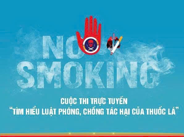 Thi trực tuyến 'Tìm hiểu Luật Phòng, chống tác hại của thuốc lá'