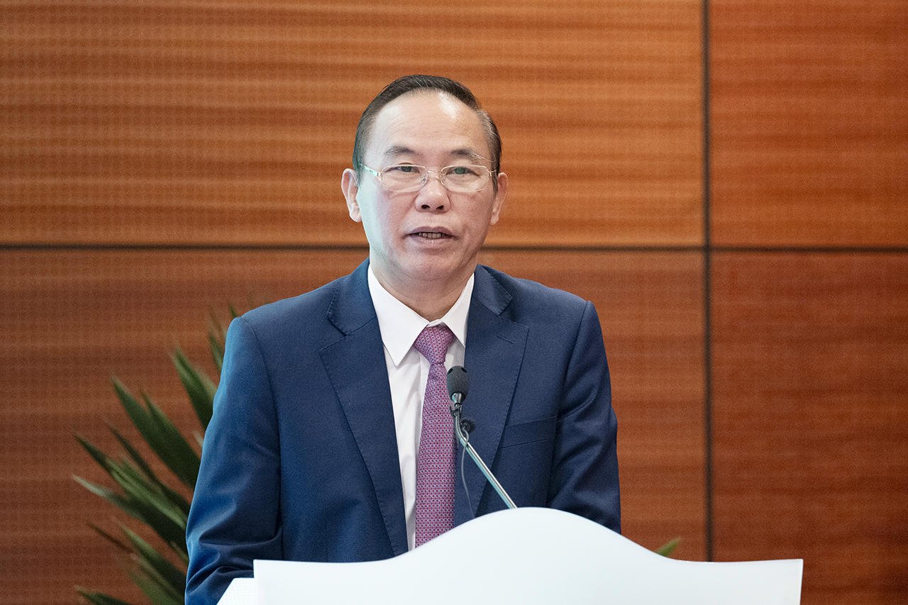 Viseminister for landbruk og miljø, Phung Duc Tien, talte på workshopen.