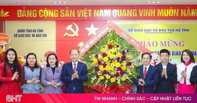 Lãnh đạo tỉnh chúc mừng các đơn vị, trường học nhân Ngày Nhà giáo Việt Nam