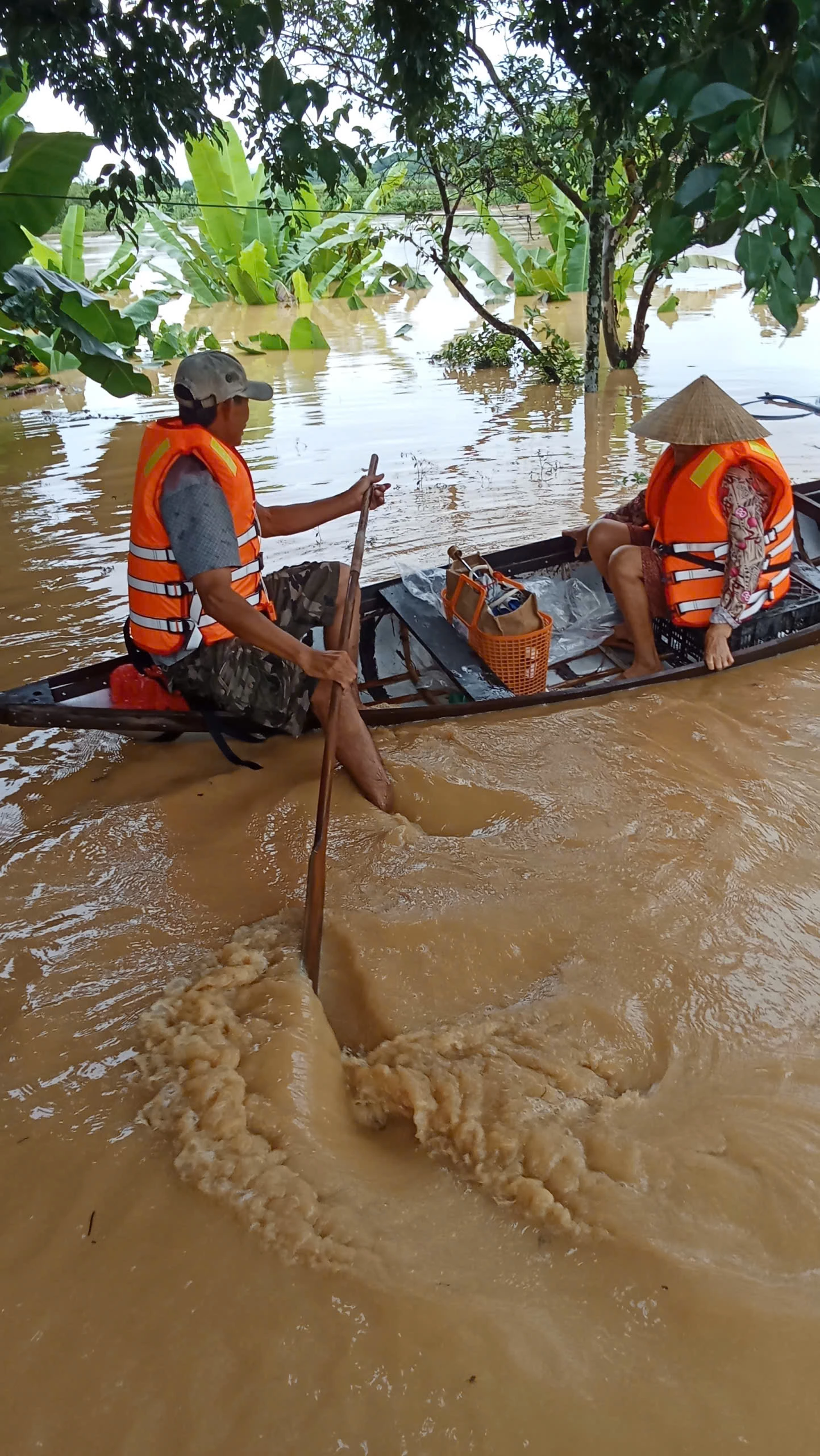 قامت بلدية ديان تو بنقل السكان من قريتي كام سون وفووك لونغ من المناطق المنخفضة.