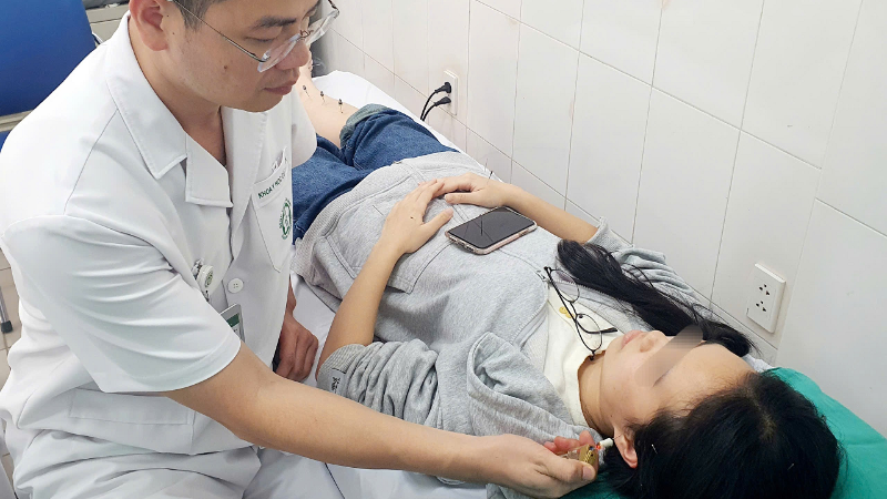 បន្ទាប់ពីការព្យាបាលរយៈពេល 2 សប្តាហ៍នៅនាយកដ្ឋានឱសថបុរាណដោយប្រើការចាក់ម្ជុលវិទ្យាសាស្ត្រស្ថានភាពរបស់អ្នកជំងឺបានប្រសើរឡើងយ៉ាងច្បាស់។