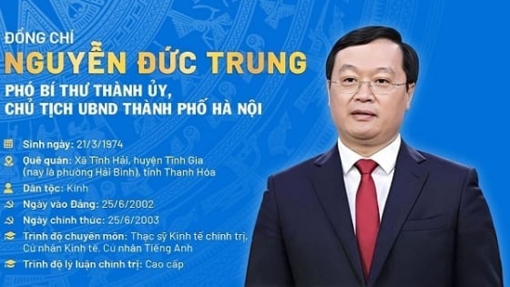 Ông Nguyễn Đức Trung được bầu làm Chủ tịch UBND Thành phố Hà Nội