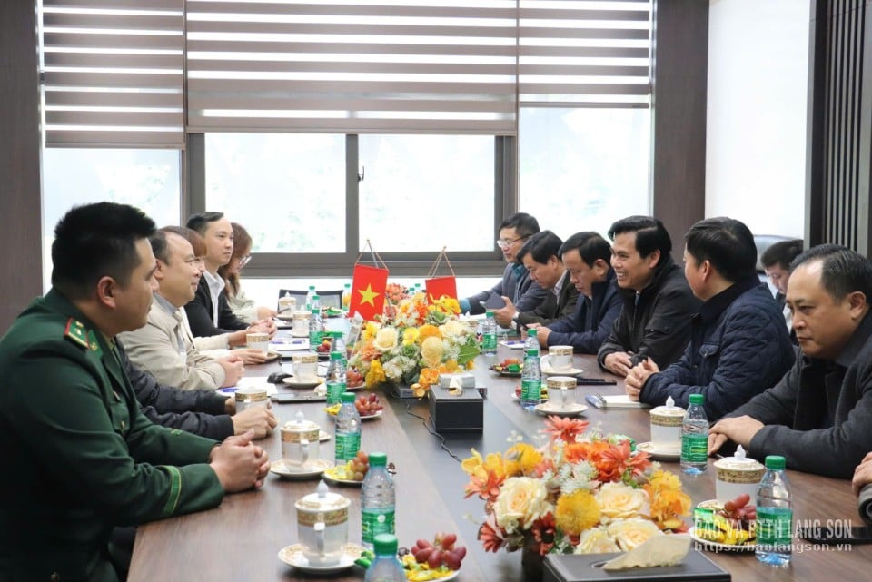 Đồng chí Hoàng Quốc Khánh, Bí thư Tỉnh uỷ thăm, nắm bắt tình hình hoạt động của Công ty Cổ phần Hữu Nghị Xuân Cương 