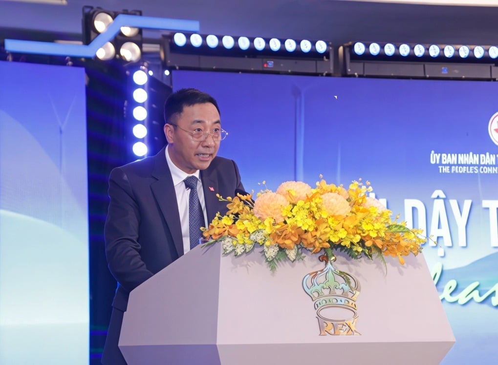 Ông Nguyễn Anh Tuấn, Phó Tổng Giám đốc T&T Group phát biểu tại hội nghị. Ảnh: T&T Group.