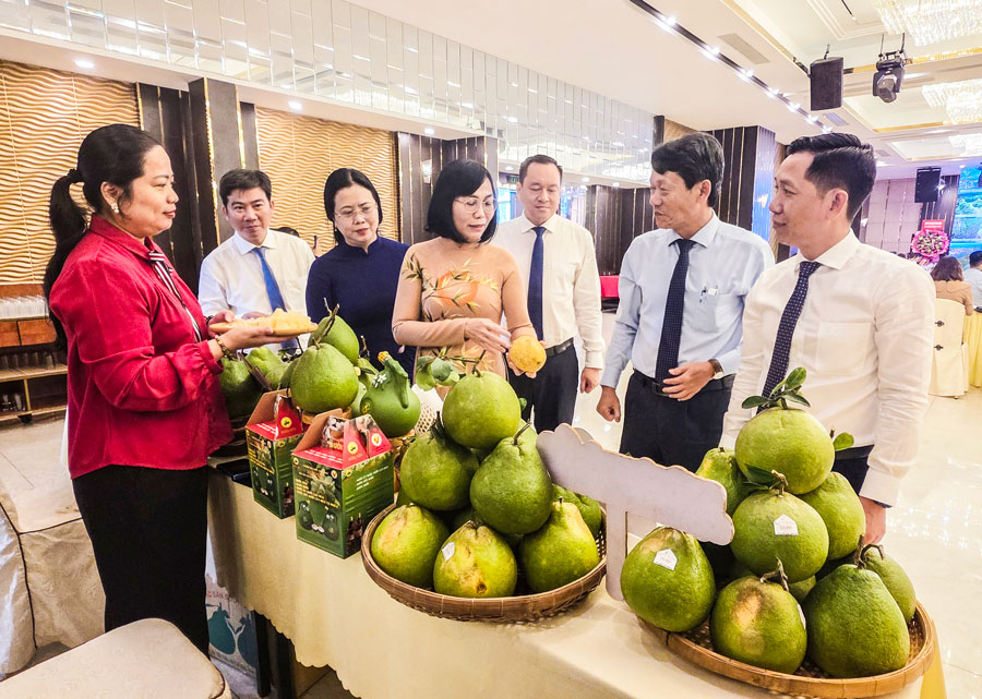 Espaço para exibir e apresentar produtos turísticos e produtos OCOP de 4 localidades em Dong Nai.