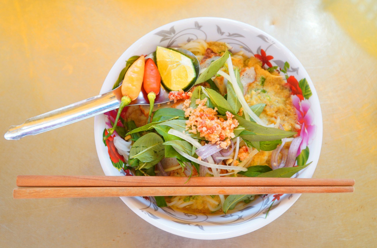 Bun Xiem Lo - tradiční pokrm Khmerů