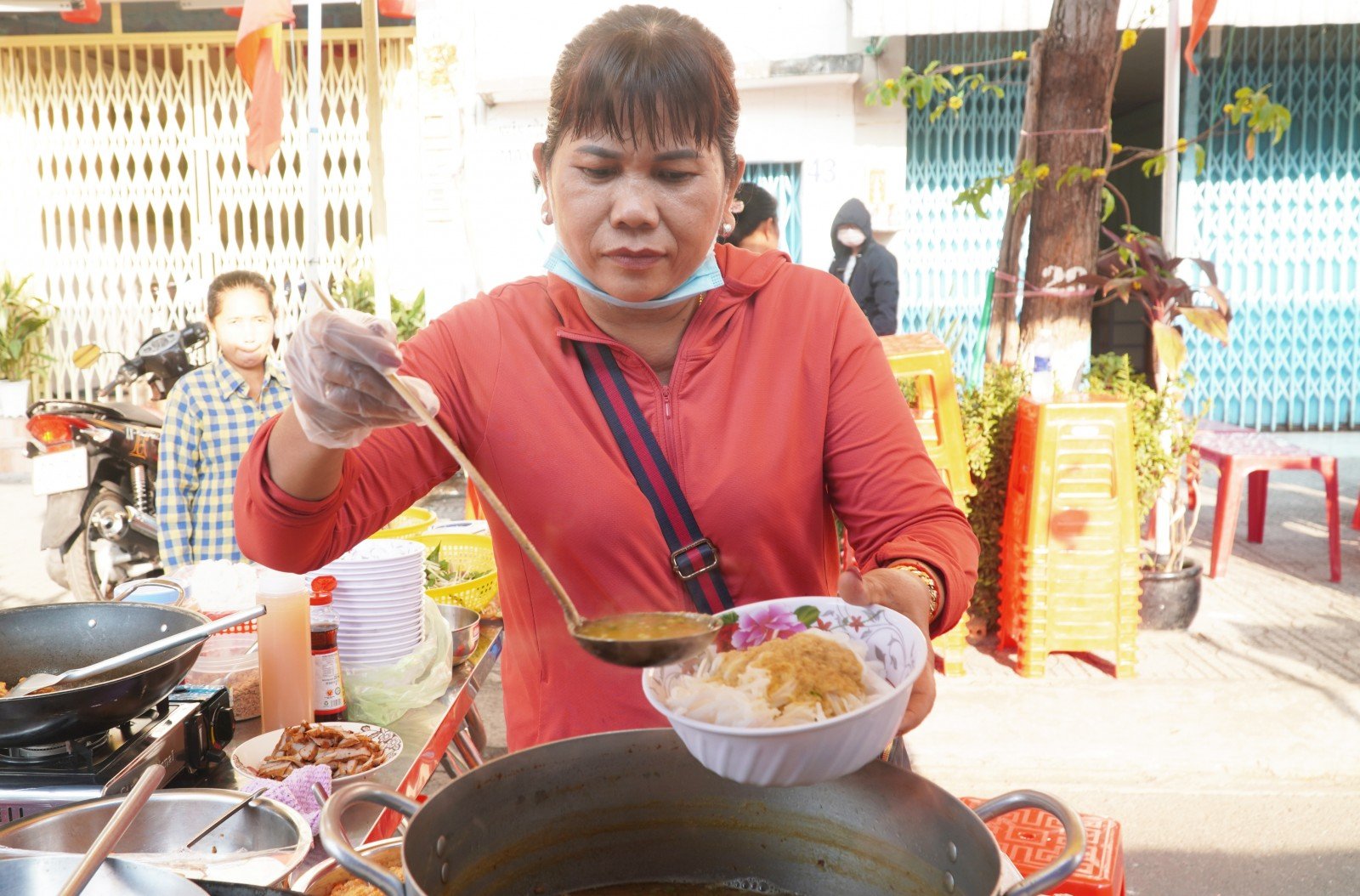 Bun Xiem Lo - tradiční pokrm Khmerů
