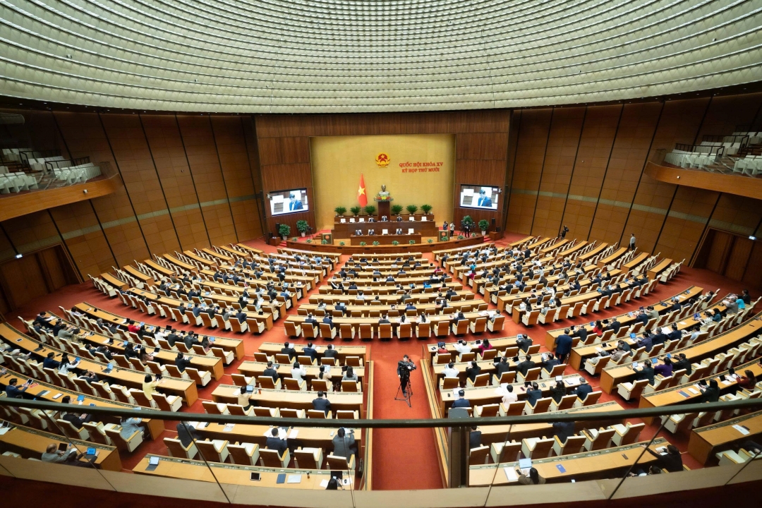 ภาพบรรยากาศการทำงาน ภาพ: quochoi.vn