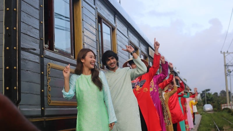 Vietnamese and Indian actors in the movie 