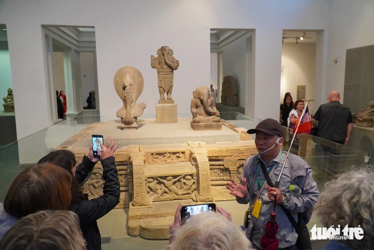 Lần đầu tiên giới thiệu tới công chúng bảo vật quốc gia tượng Bồ tát Tara hoàn chỉnh - Ảnh 3.