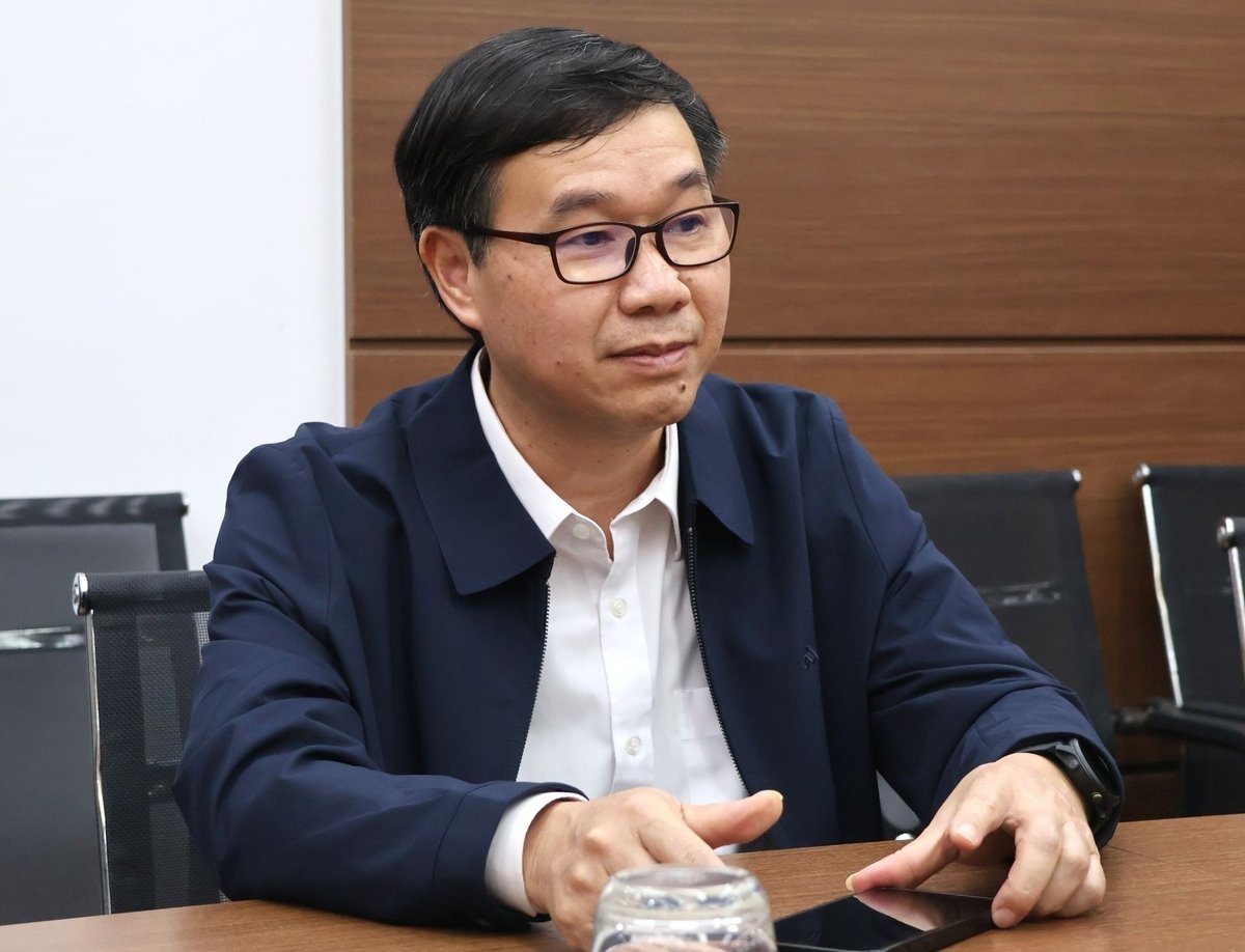 Ông Nguyễn Hà Xuyên, Chủ tịch Công đoàn Nông nghiệp và Môi trường Việt Nam hoan nghênh sự hỗ trợ tích cực của Báo Nông nghiệp và Môi trường. Ảnh: Trung Nguyên.