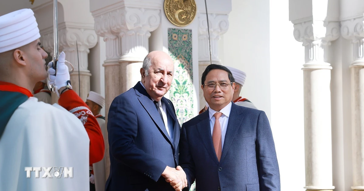 Thủ tướng Chính phủ Phạm Minh Chính hội kiến Tổng thống Algeria