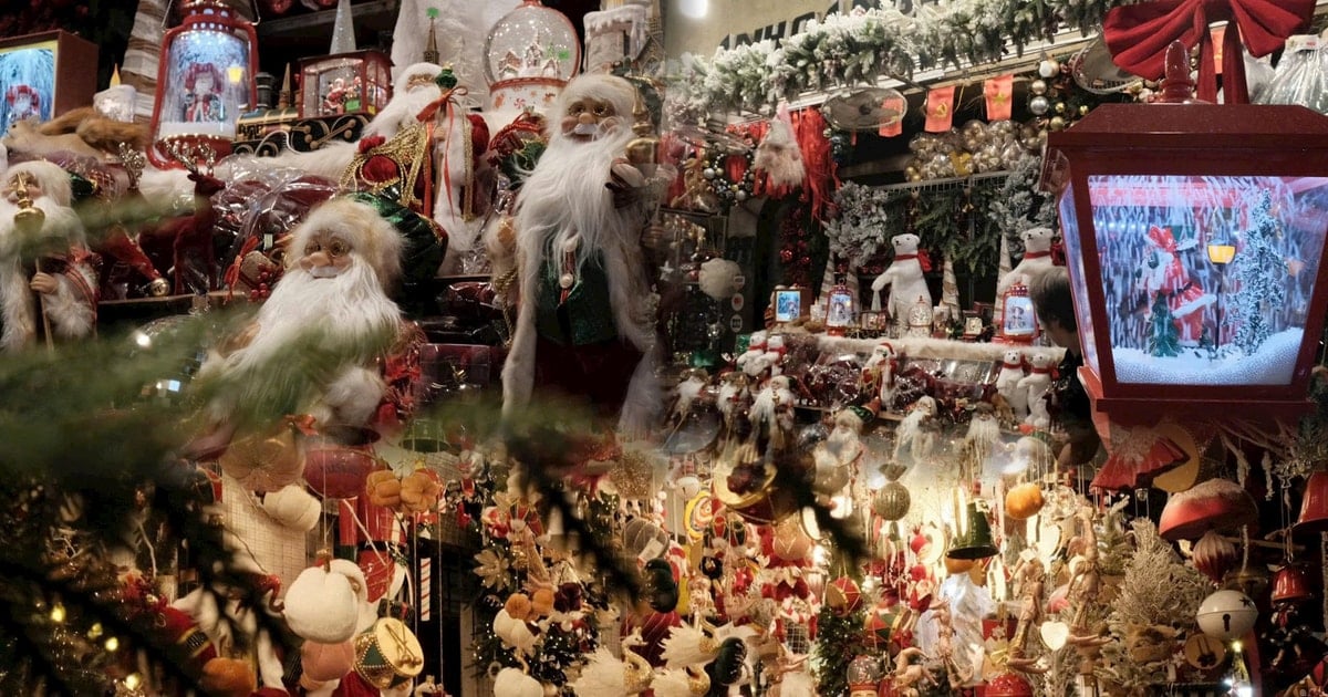 Phố Hàng Mã lung linh, rực rỡ chào đón Giáng sinh