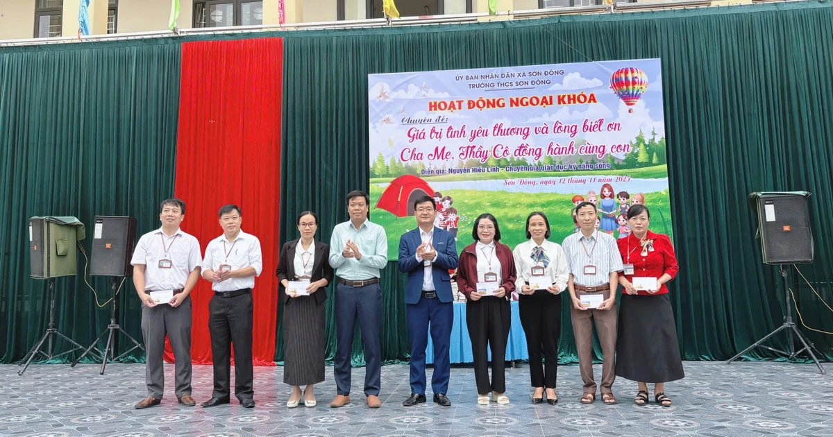 Trường THCS Sơn Đông: Tô thắm truyền thống hiếu học trên quê hương khoa bảng