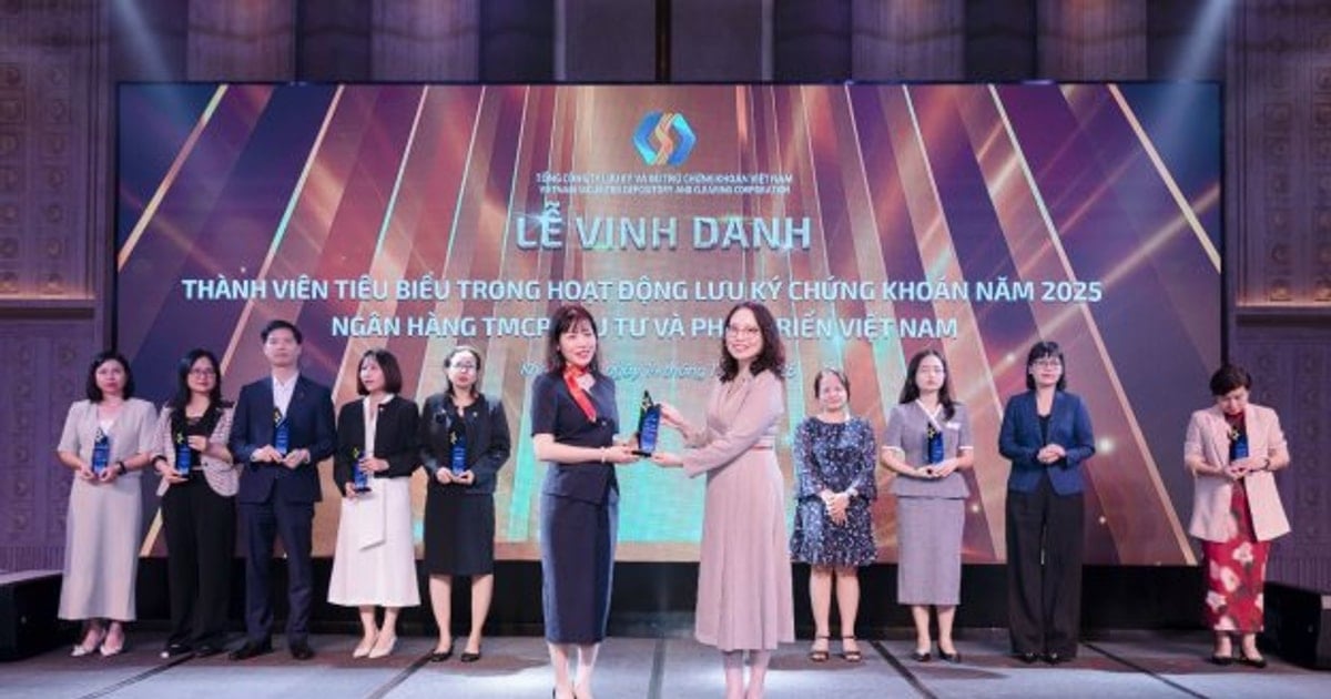 BIDV đạt Top 10 thành viên tiêu biểu trong hoạt động lưu ký chứng khoán