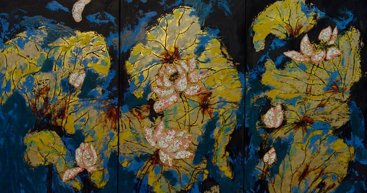 Trần Ngọc Linh, học trò họa sĩ Hồ Hữu Thủ, tìm lối đi riêng cho sơn mài