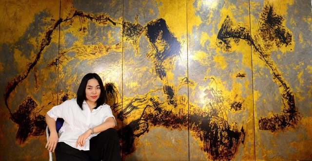 Trần Ngọc Linh, học trò họa sĩ Hồ Hữu Thủ, tìm lối đi riêng cho sơn mài- Ảnh 3.