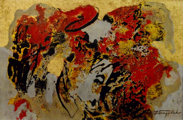 Trần Ngọc Linh, học trò họa sĩ Hồ Hữu Thủ, tìm lối đi riêng cho sơn mài- Ảnh 5.