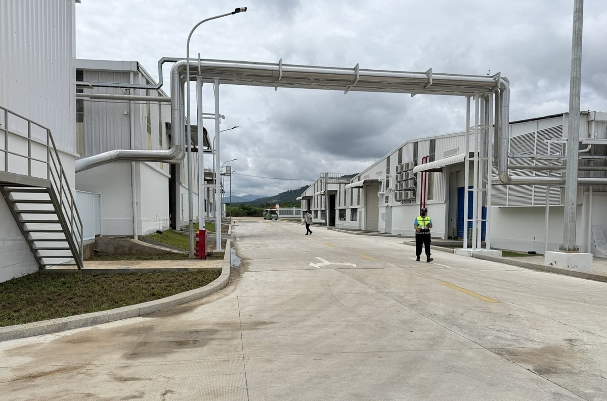Nhà máy chế biến nông sản và dược liệu tại Khu Công nghiệp Sao Mai (xã Đắk Rơ Wa) có quy mô hơn 50.000m2, tổng vốn đầu tư 500 tỷ đồng. Ảnh: L.Khánh.