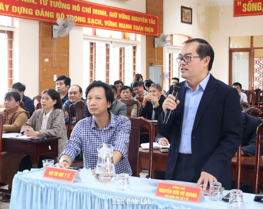 Nestleder i Helsedepartementet, Nguyen Huu Vu Quang, talte på konferansen.