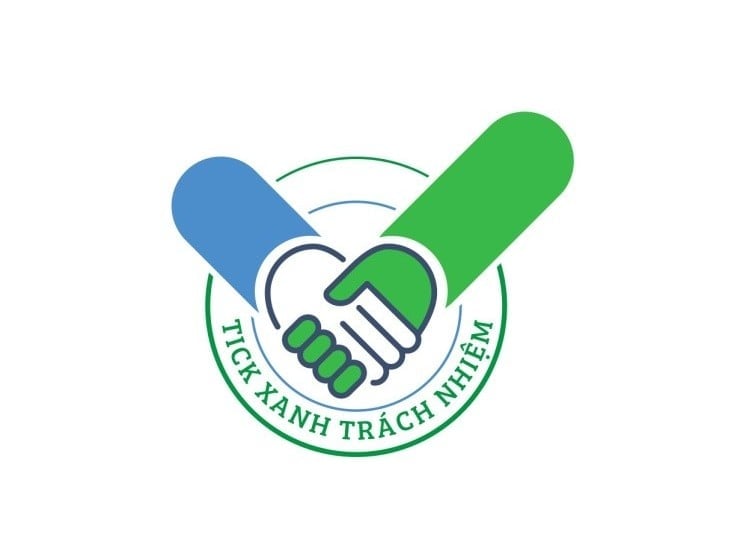 Logo Tick Xanh Trách Nhiệm. Ảnh: Sở Công Thương TP.HCM