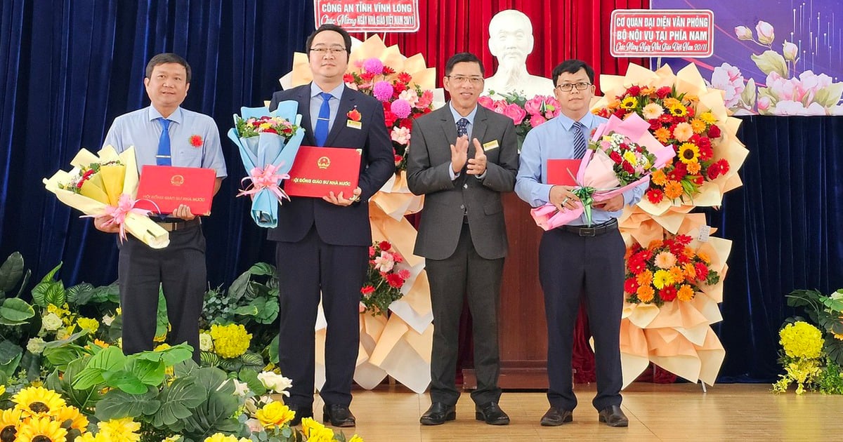 Trường ĐH Sư phạm Kỹ thuật Vĩnh Long có thêm 3 phó giáo sư