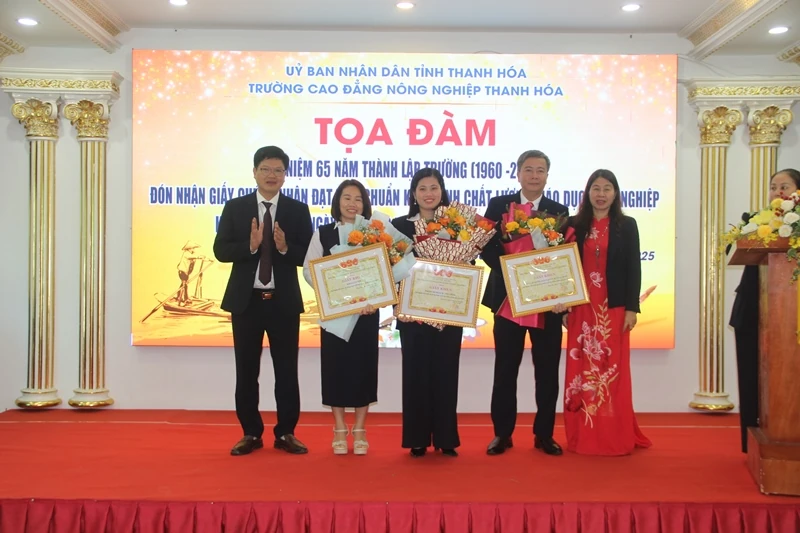 Xây dựng Trường Cao đẳng Nông nghiệp Thanh Hóa thành trường chất lượng cao