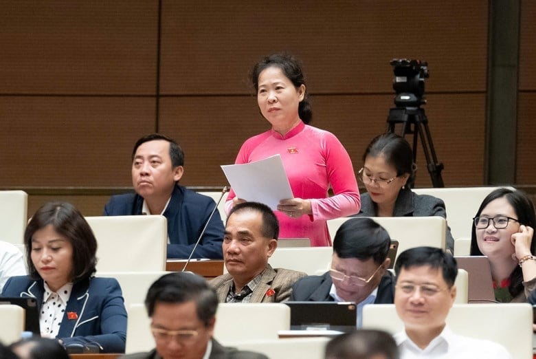 Đại biểu Tô Ái Vang (Cần Thơ). Ảnh: Quochoi.vn.